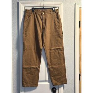 Vintage Lost Enterprises Cargo Pants Mens 33 Brown Wide Leg Y2K Skate Workwear